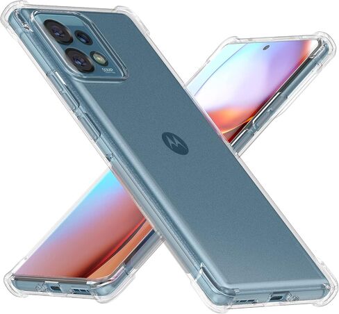 حالة Motorola Edge Plus 2022 / Edge Plus 5G UW 2022 ، غطاء واضح بلوري مع مصد الزاوية المعززة النحيف الملاء in Kuwait