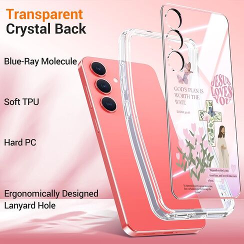 bicol for Samsung Galaxy S25 Case with Screen Protector,Enhanced Camera Protection,Clear Cover with Trendy Designs for Girls Women,Slim Fit Protective Phone Case,Blooming Flowers in Kuwait