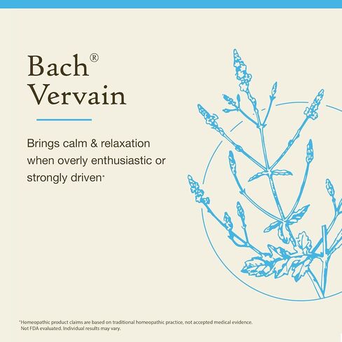 Bach Original Flower Remedies, Impatiens for Patience, Natural Homeopathic Flower Essence, Holistic Wellness, Vegan, 20mL Dropper in Kuwait