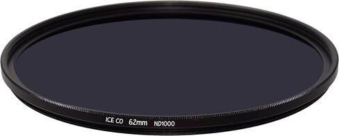 ICE CO Slim MC ND1000 Filter Neutral Density ND 1000 10 Stop 16 Layer Nano Multi-Coated Optical Glass (62mm) in Saudi Arabia