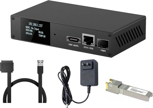 WayPonDEV Link Pi REC1 4K 1080P HDMI Recorder Encoder, 4KP60 SRT NDI Decoder, 2GB DDR4 RAM 8GB eMMC, 1080P HD Video Encoder for YouTube Facebook Twitch Live Broadcasting (REC1 Kit1) in Kuwait