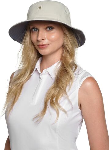 Coolibar UPF 50+ Men's Nate Chlorine Resistant Bucket Hat - Sun Protective in Kuwait