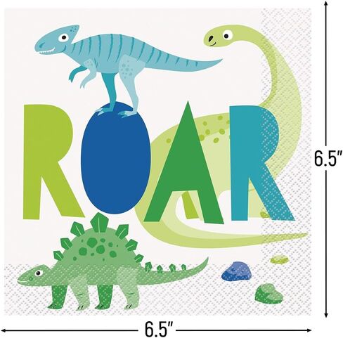 Unique 82215 Paper Cups-266 ml-Blue & Green Dinosaur Party-8 Count (Pack of 1), Multicolour in Kuwait