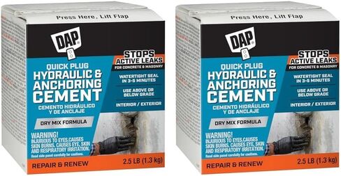 DAP 14084 2.5LB Hydraulic Cement, 2.5 Lb, Gray in Kuwait