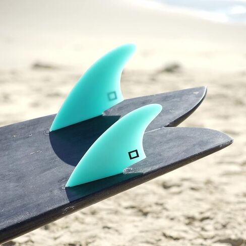 Twin, Thruster or Quad Fin Set - Solid Fiberglass for Lightweight Durability & Top Performance - Compatible with Futures Single Tab Surfboards in Kuwait
