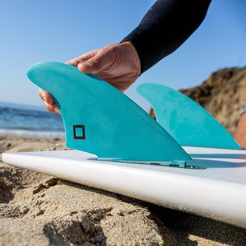 Twin, Thruster or Quad Fin Set - Solid Fiberglass for Lightweight Durability & Top Performance - Compatible with Futures Single Tab Surfboards in Kuwait