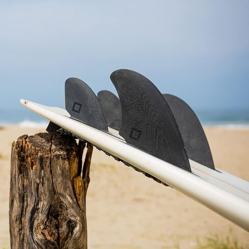 Twin, Thruster or Quad Fin Set - Solid Fiberglass for Lightweight Durability & Top Performance - Compatible with Futures Single Tab Surfboards in Kuwait
