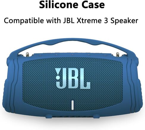 حافظة غطاء من السيليكون متوافقة مع مكبر صوت بلوتوث محمول JBL Xtreme 3، حافظة جلدية ناعمة لمكبر صوت بلوتوث JBL Xtreme 3 (جراب أسود لـ Xtreme 3) in Kuwait