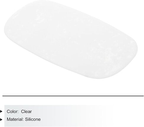 MECCANIXITY Silicone Mouse Cover Protective Skin, Anti-Drop and Wear-Resistant Silicone Case Cover Protective Mouse Sleeve Black in Saudi Arabia