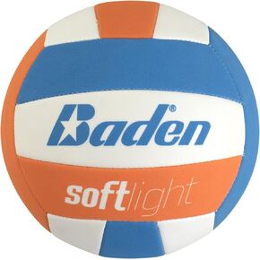 Baden | Softlight VXT1 | No Sting FlexFoam Cover | Youth Lightweight Training Volleyball | K-5 Youth Players | Official Size 5 + 20% Lighter | Official Ball of BYOP