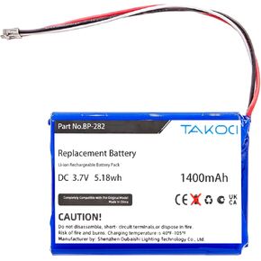 1400mAh Replacement Battery for Icom IC-M25 Part Number BP-282