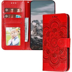 علبة Samsung Galaxy S24 5G محفظة ، مقالة محفظة من الجلد ، مع حافظة حماية SHABROCKPROOK ROCKPROOK SLOTHPROCK FOR