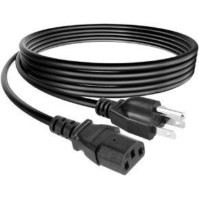 Replacement 3 Slot TV Power Cable for Panasonic Plasma TV TC-P42U1 TC-P55ST30 TC-P50GT30 TC-P50GT50 TH50PZ85U TH50PZ85UA TC-P50X1 TH-42PX85UX TH-42PX80U Power Cord