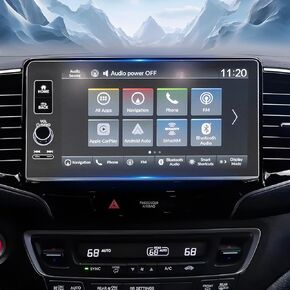 2025 Ridgeline Screen Protector Glass for 2024 2025 Honda Ridgeline (Sport, RTL, TrailSport, Black Edition) 9" Touchscreen Cover Infotainment Protector Screen Saver for 2025 Ridgeline Accessories