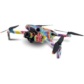 MightySkins Skin Compatible with DJI Mini 4 Pro - Peaceful Explosion | Protective, Durable, and Unique Vinyl Decal wrap Cover | Easy to Apply