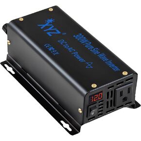 300W نقي الجيب العاكس DC 36V إلى AC 110V 120V محول الطاقة 600W مع عرض LED لمعظم أجهزة الطاقة الصغيرة