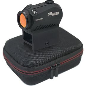 Hard Storage Travel Case Bag Fit Romeo5 1X20mm Tactical Hunting Shooting Durable Waterproof Fogproof Illuminated 2 MOA Red Dot Reticle Gun Sight (Only Case)