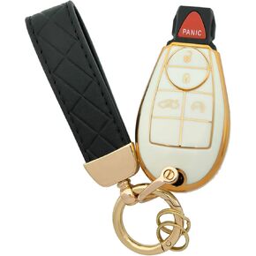 Protector Key Fob Cover fit for Dodge Ram 1500 Charger Durango Journey Challenger Grand Cherokee Chrysler Key Fob