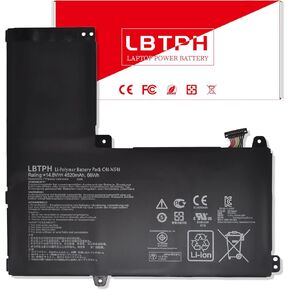 C41-N541 Compatible Laptop Battery Replacement for ASUS Q501L Q501LA Q501LA-BBI5T03 Series N54PNC3 0B200-00430100M 14.8V 66Wh/4520mAh
