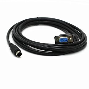 Wood Thrush Concentrator Data Cable for Power System Data Collection - Mini-DIN6P (PS/2) Male to DB9 Female Interface,Connect to PC for Reliable Data Transmission in Power Systems