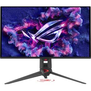 ASUS ROG Swift 27" 4K QD-OLED Gaming Monitor (PG27UCDM) - 240Hz, 0.03ms, Custom Heatsink, Neo Proximity Sensor, G-SYNC Compatible, 99% DCI-P3, True 10-bit color, DisplayPort 2.1a UHBR20, 3 yr warranty