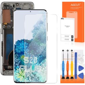 INCELL for Samsung Galaxy S20 Plus Screen Replacement for Samsung S20 Plus 5G LCD Display G985F G986F/DS G986U G986W LCD Digitizer Screen Touch Black with Frame+Installation Video(No Fingerprint)