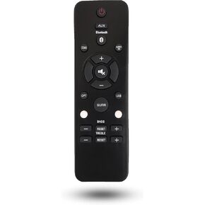 Replacement Remote Control for Philips Bluetooth Soundbar HTL1170B/F7 HTL2160/F7 HTL1190B HTL1190B/12 HTL2101/F7 HTL2101A/F7 HTL2102 HTL2111A/F7 HTL5120