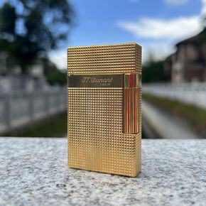 Classic Diamond Head Lighter, Vintage Trench Brass Lighter, Ding Sound, Adjustable Soft Flame, Gift for Men Father Husband Boyfriend