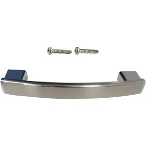 Upgarded WB15X26821 Door Handle Replacement (Stainless Color) for GE Microwave Oven JVM6175SK2SS JVM7195SK3SS JVM6175SK1SS JVM6175EK2ES JVM7195SK1SS, 4464467 AP6024408 PS11736302 EAP11736302