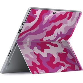 Mayyskins Skin متوافق مع Microsoft Surface Pro 8 - Pink Camo | غلاف الالتفاف الواقي ، الدائم ، والفريد من نوعه | من السهل تطبيق الأنماط وإزالتها وتغييرها | صنع في الولايات المتحدة