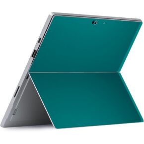 Mayyskins Skin متوافق مع Microsoft Surface Pro 8 - Solid Teal | غلاف الالتفاف الواقي ، الدائم ، والفريد من نوعه | من السهل تطبيق الأنماط وإزالتها وتغييرها | صنع في الولايات المتحدة