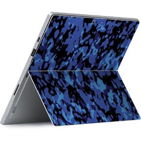 Mayyskins Skin متوافق مع Microsoft Surface Pro 8 - Blue Modern Camo | غلاف الالتفاف الواقي ، الدائم ، والفريد من نوعه | من السهل تطبيق ، إزالة وتغيير النمط | صنع في الولايات المتحدة