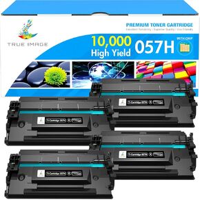 057H Toner Cartridges 4 Pack Compatible Replacement for Canon 057H 057 CRG-057H High Yield Toner for ImageCLASS MF445dw MF455dw LBP226dw MF448dw LBP227dw LBP228dw MF449dw MF445 Laser Printer Ink