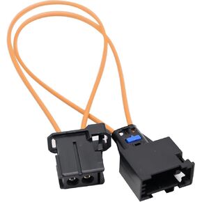 1394916 2Pcs Fiber Optic Loop, Female and Male Fiber Optic Bypass Loop Adapter Connector Diagnostic Device Tool Compatible for Benz Audi Mercedes BMW VW Porsche Most Optical System