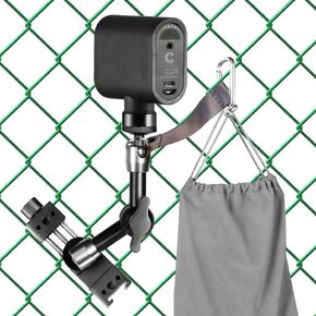 Selens Fence Mount Live Streaming Kit لـ Mevo Start ، GoPro ، سلسلة من السياج المتسلسل مع حقيبة تخزين لـ Gamechanger في لعبة البيسبول ، ملعب الكرة اللينة