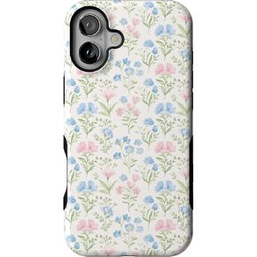 Casely iPhone 16 Case | Blue Stripes | Sunday Best | Compatible with MagSafe | Bold Protective Design