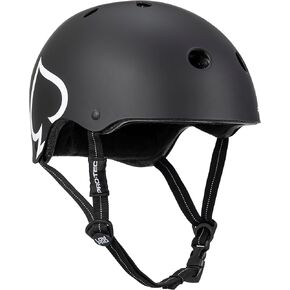 Pro-Tec Low PRO Certified Skateboard Helmet, Ideal for Skateboarding, Bicycling, BMX and Roller Skating, – Small/Medium – Black Matte