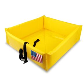 Folding Duck Pond,Secondary Containment Berm, Portable Spill Containment,Large Dog Pool,Outdoor Dog Pool,Pet Pool 3'X3'