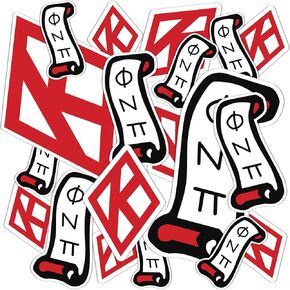Desert Cactus Kappa Alpha Psi Sticker KAP Yo Nupe Divine 9 Sheet Multiple Size Sticker Decal Laptop Water Bottle Car 13x11 Sheet (T1-2)