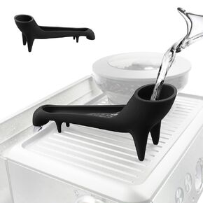 Water Tank Funnel for Breville Espresso Machine Accessories, Water Tank Quick Access Espresso Long Funnel, Silicone Food Grade, for Coffee Maker with Water Tank at The Back (Black) in Kuwait