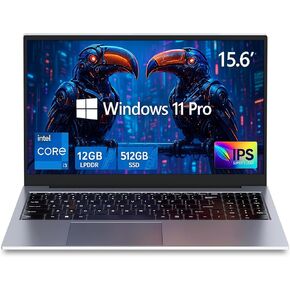 Laptop Gaming,with Backlit Keyboard-Intel Core Laptop i3 (2C/4T, Up to 3.2GHz), 12GB DDR4 RAM+512GB NVMe SSD, 15.6" FHD IPS 180° Viewing Angle, WiFi 6 & Bluetooth - Aluminum Portable Laptop Computer