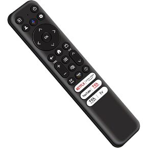RC813 RC902V RC923 FMB1 Replace Infrared Remote Control Compatible with TCL Mini LED 8K Smart TV 75Q650G 65Q650G 85Q650G QM850G 65QM850G 75QM850G 85QM850G 98QM850G 32S350G 40S350G 43S350G 55Q650G