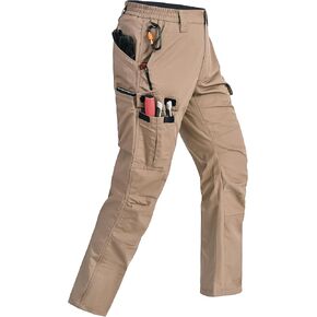 Mens Cargo Pants Ripstop Water Resistant Breathable Tactical Hiking Pants with 7 Pockets