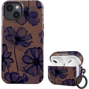 BURGA Case Compatible with Airpods PRO and Phone Case Compatible with iPhone 15 - Scratch-Resistant Shockproof Cover - Bundle