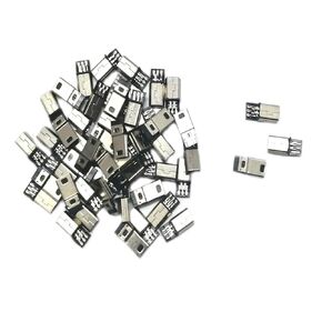 30PCS Mini USB 5pin Type B Male Connector PCB Mount Socket Welding Male Plug Connector