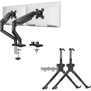 Dual Monitor Stand fits up to 32 inch Bundle Dual VESA Monitor Mount Adapters