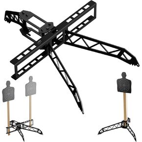 Steel Target Stand Base,2x4 Target Stand Base for Hanging AR500 Steel Shooting Targets,Easy to Carry,Target Base Suitable for Outdoor and Indoor Use Ideal for Shooting Practice and Competitions