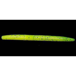 Yamamoto Senko Worm, 5", 10pk, Chartreuse with Large Black