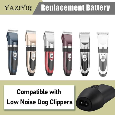 بطارية li-ion القابلة لإعادة الشحن متوافقة مع Oneisall Dog Shaver Clippers منخفض الضوضاء لـ 26225202-003de/p2/x3/x2/c61/n6/a11/k52nts/x2n5 (2 pack) in Saudi Arabia