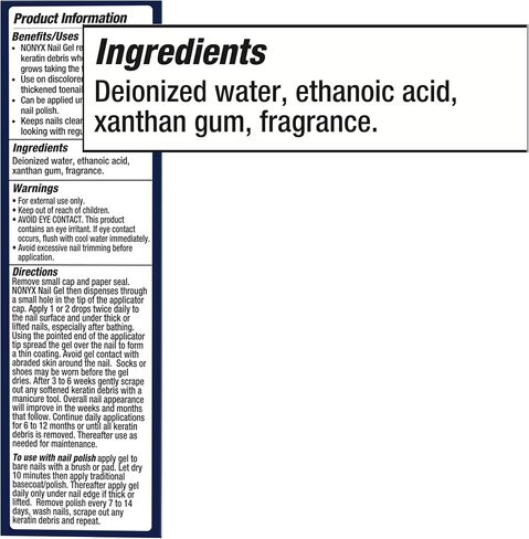 NONYX Fungal Nail Clarifying Gel | Rids Nails of Fungus by Removing Keratin Debris Where Nail Fungus Grows | 90% of Toenails Improved Using this Toenail Fungus Treatment | 4 oz in Saudi Arabia